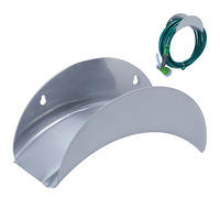 SCHLAUCHHALTER - Grau, Metall (28/13/13cm) - Relaxdays