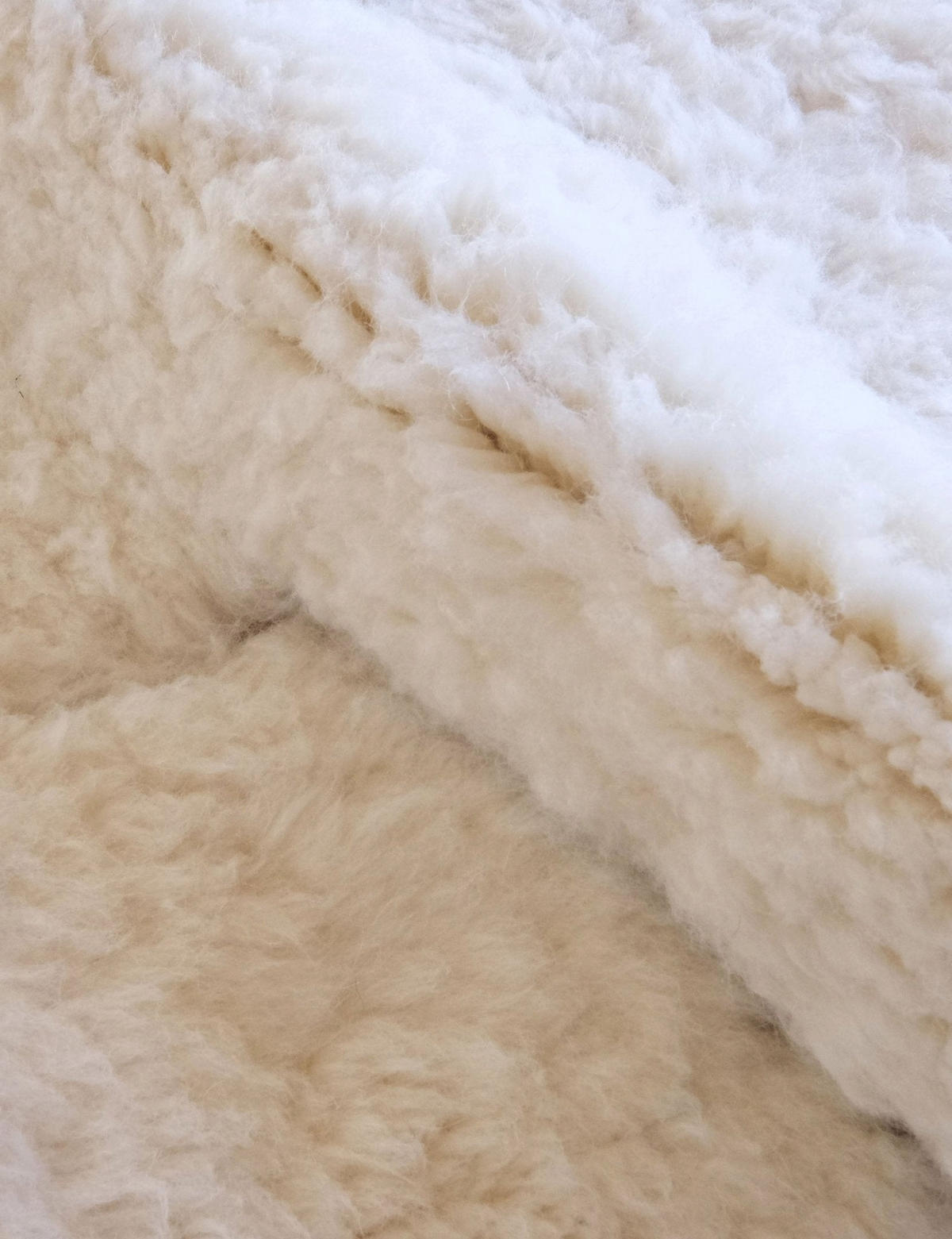 BERBERTEPPICH Ethno Chic mit Reliefstruktur 200x 300 cm - Beige, Naturmaterialien (200/300cm) - AFK Living