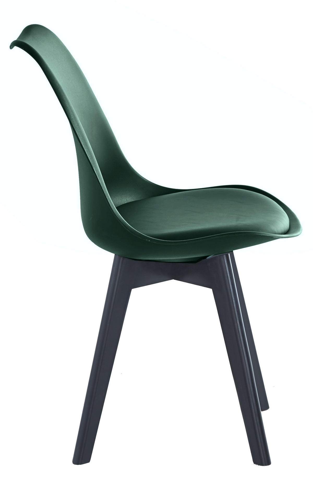 STUHL 4er-Set Polypropylen Grün - Grün, Kunststoff (49/84/53cm) - Nordlys