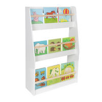 BÜCHERREGAL - Weiß, Holz/Holzwerkstoff (60/90/20cm) - Relaxdays