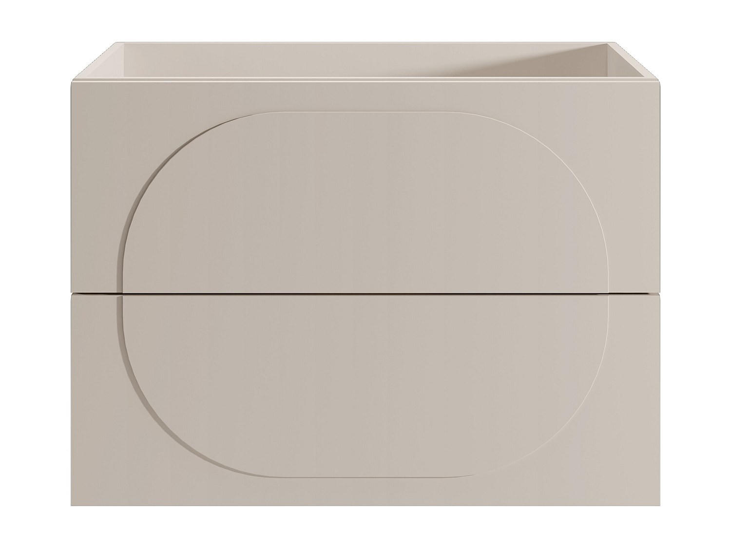 WASCHBECKENUNTERSCHRANK - 80 cm x 46 cm - Holz, Platte - Beige - VUTOMA - Beige, Holz (80/60/46cm) - Vente-Unique