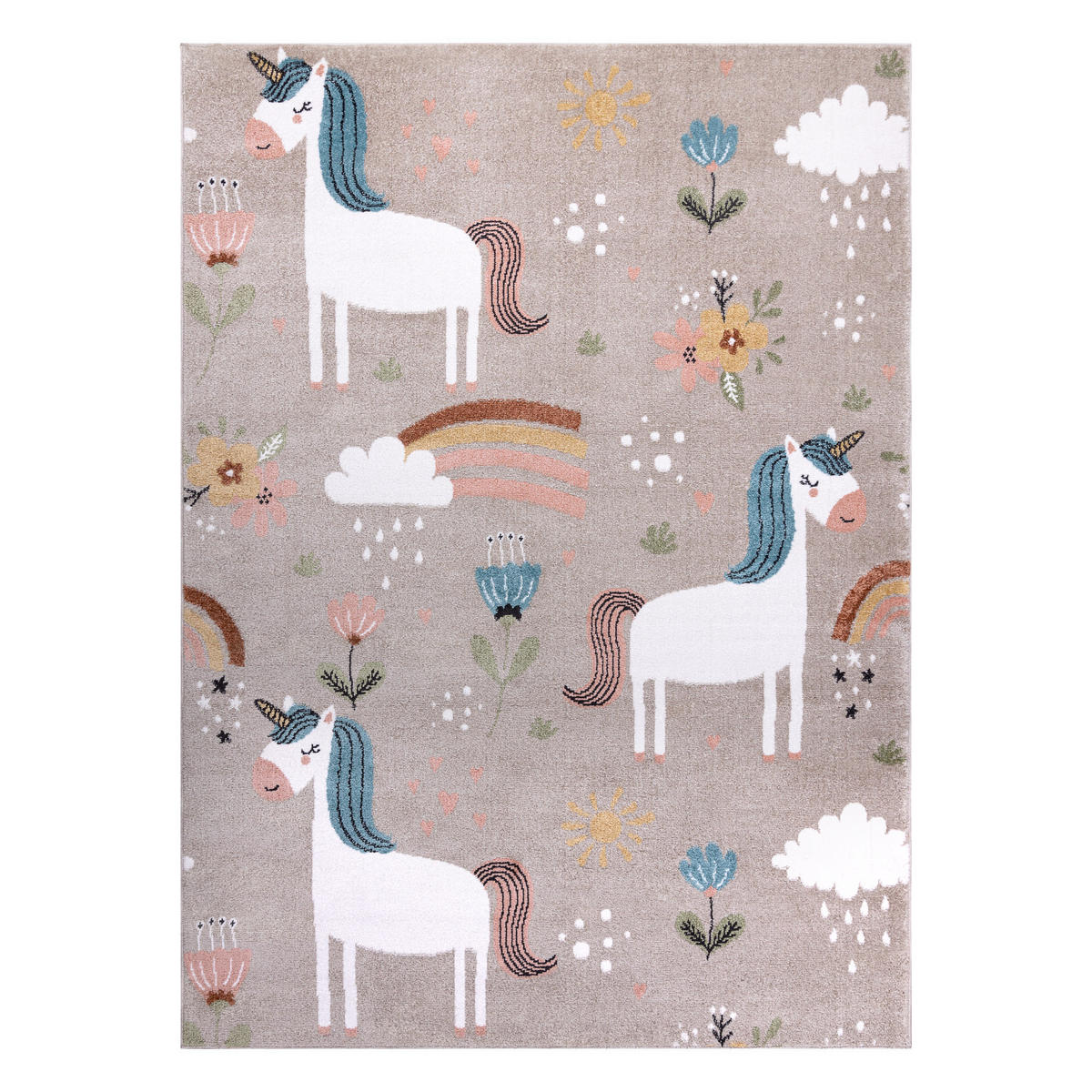 TEPPICH Fun 160/220 cm - Beige, Textil (160/220cm) - rugsX