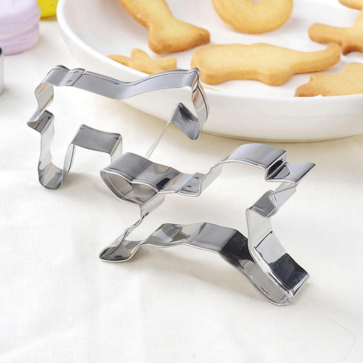 AUSSTECHFORMEN Set 26-teilig Edelstahl - Silberfarben, Metall (22/2.5/30.5cm)