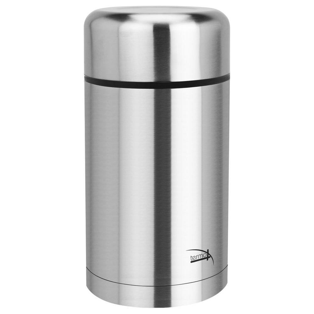 LUNCH-THERMOSKANNE aus Stahl 1,2 l - Silberfarben, Metall (10.5/21.5/10.5cm) - Orion 