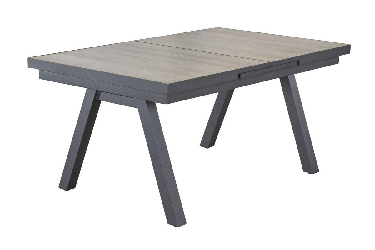 GARTENTISCH Kentucky 160/210x100x75cm, Keramik, Braun - Braun, Keramik (100/210/75cm) - dasmöbelwerk