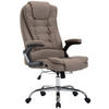BÜROSTUHL Toronto, Stoff Taupe - Taupe, Textil/Metall (69/123/78cm) - TPFLiving