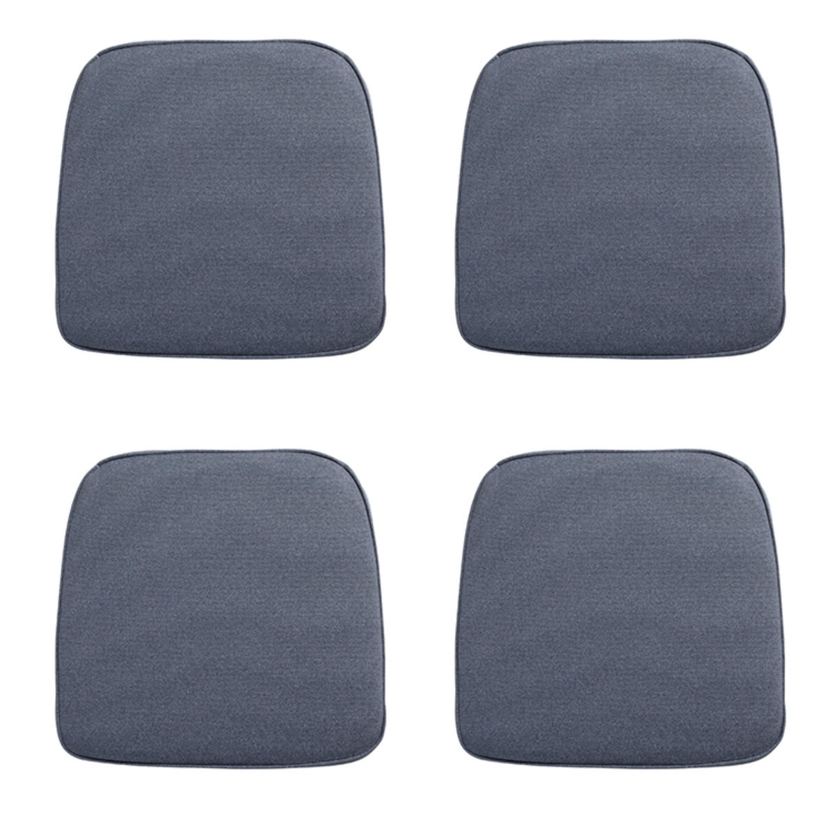SITZKISSEN Manchester 48/48 cm 4er-Set - Blaugrau, Textil (48/7.5/46cm) - Madison