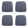 SITZKISSEN Manchester 48/48 cm 4er-Set - Blaugrau, Textil (48/7.5/46cm) - Madison