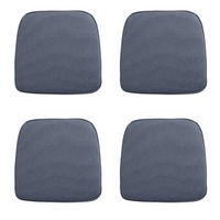 SITZKISSEN Manchester 48/48 cm 4er-Set - Blaugrau, Textil (48/7.5/46cm) - Madison