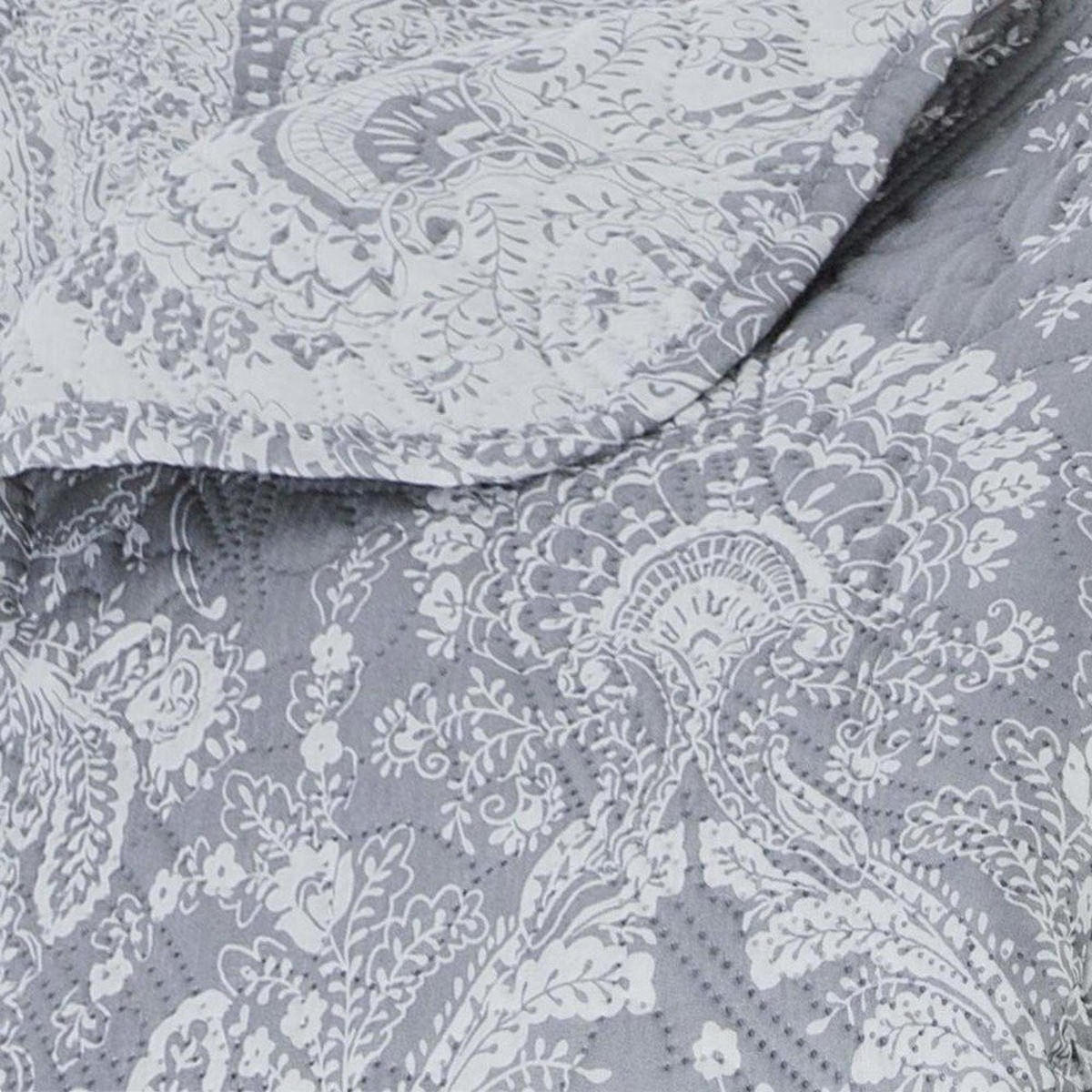 TAGESDECKE Set Marie 240/260 cm - Grau, Textil (240/260cm) - Atmosphera Createur d´interieur