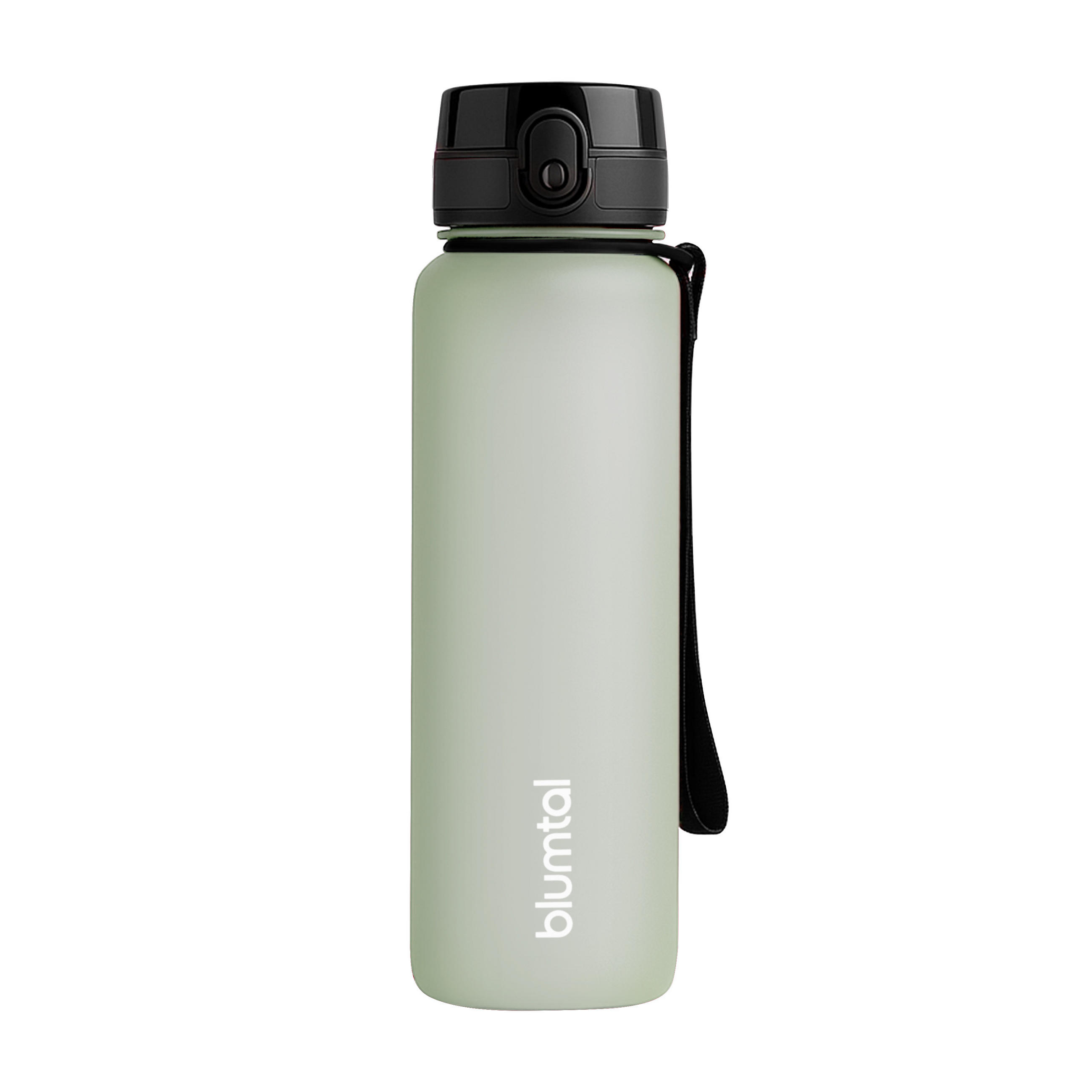 TRINKFLASCHE 800ml - auslaufsichere - 1-Klick-Verschluss - BPA - freie - Hellgrün - Hellgrün, Kunststoff (0.8L) - Blumtal