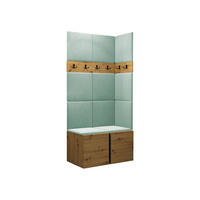 GARDEROBEN-SET Orion I - Eiche Artisan/Mintgrün, Holzwerkstoff/Kunststoff (84/186/46cm) - MIRJAN24
