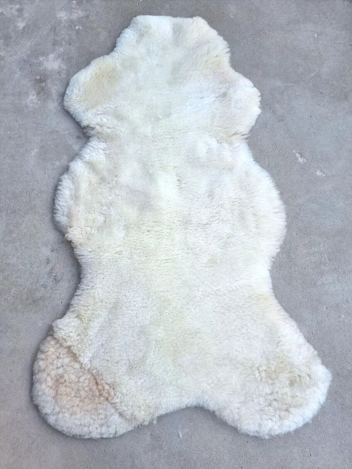 SCHAFFELL Premium Merino Lammfell Natur Weiß geschoren ca. 115 cm - Weiß, Fell (65/115cm) - Provellus