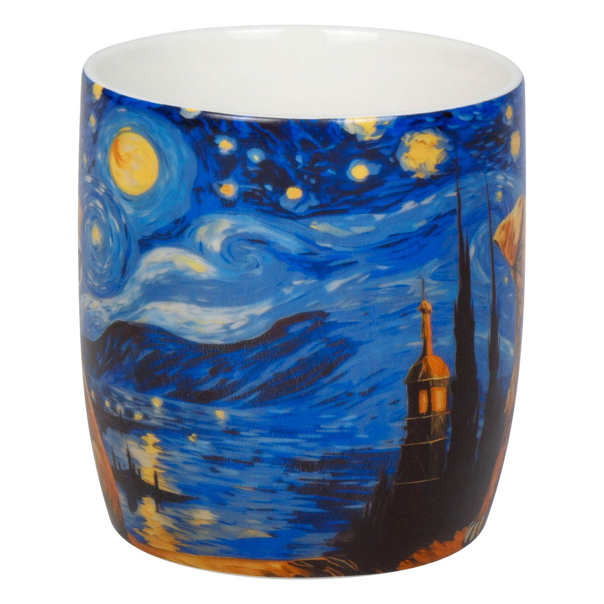 KAFFEEBECHER Arty Animals - Van Goghs Dog - Naturfarben, Keramik (0.4L) - Könitz