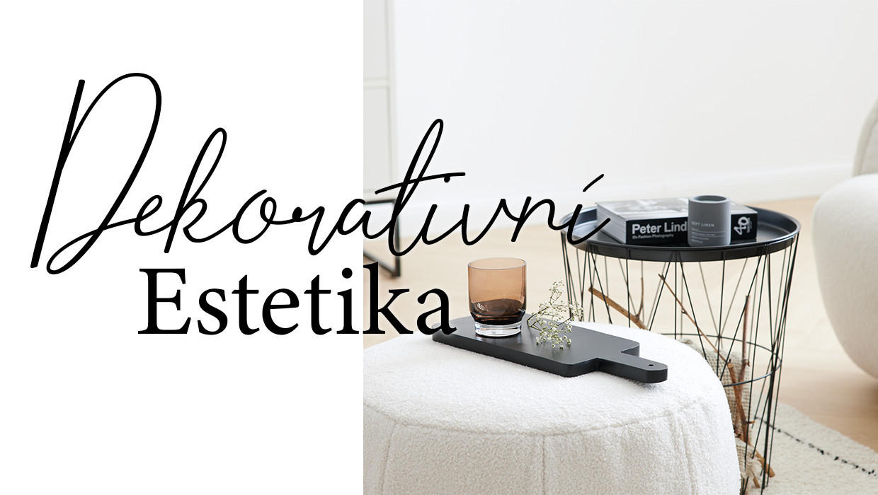 Taburet a konferenční stolek scandi