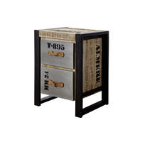 BEISTELLTISCH Mango 45x40x60 natur bedruckt FACTORY #123 - Naturfarben, Holz (40/45/60cm) - Massivmoebel24
