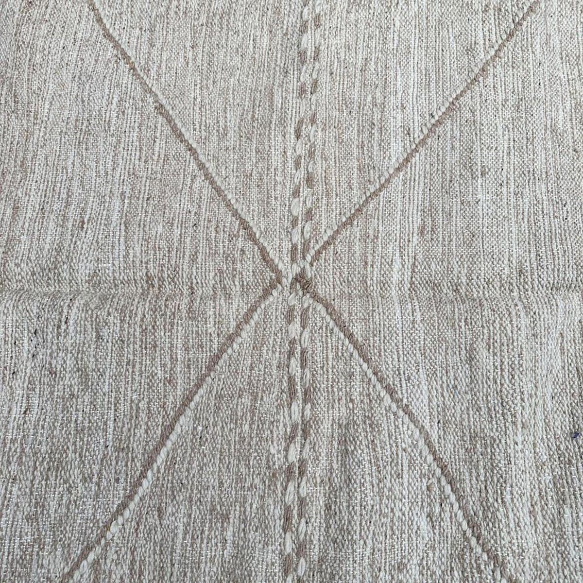 BERBERTEPPICH aus reiner Wolle 150x 247 cm - Beige, Naturmaterialien (150/247cm) - AFK Living