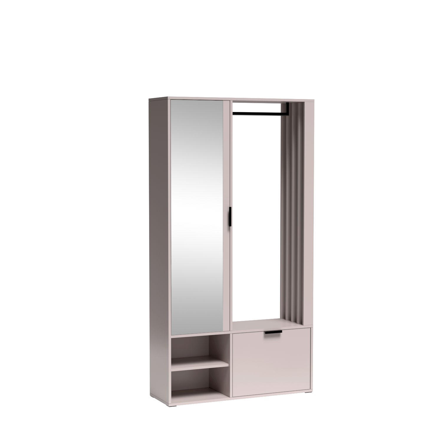 GARDEROBENSCHRANK SETA 100/189/33 Modern Garderobenschrank Kaschmir - Kaschmir, Holzwerkstoff (100/189.4/33cm) - MASSENO