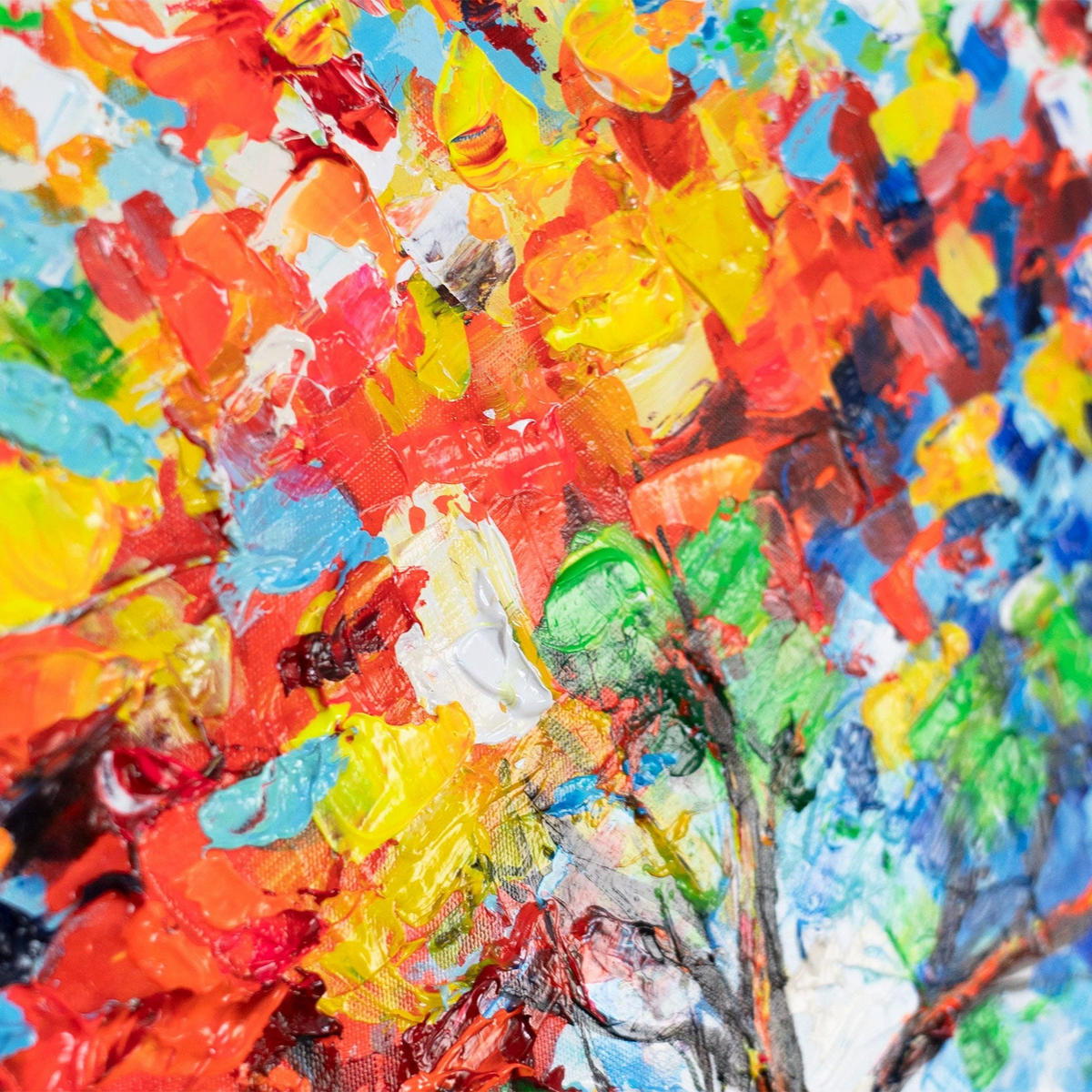 GEMÄLDE Farben der Natur II auf Keilrahmen 115x50 cm - Multicolor, Holz (115/50cm) - YS-art gallery
