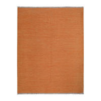 HANDWEBTEPPICH Kelim Gashgai Orange 198/151 cm Schurwolle - Orange, Textil (151/198cm) - Looma