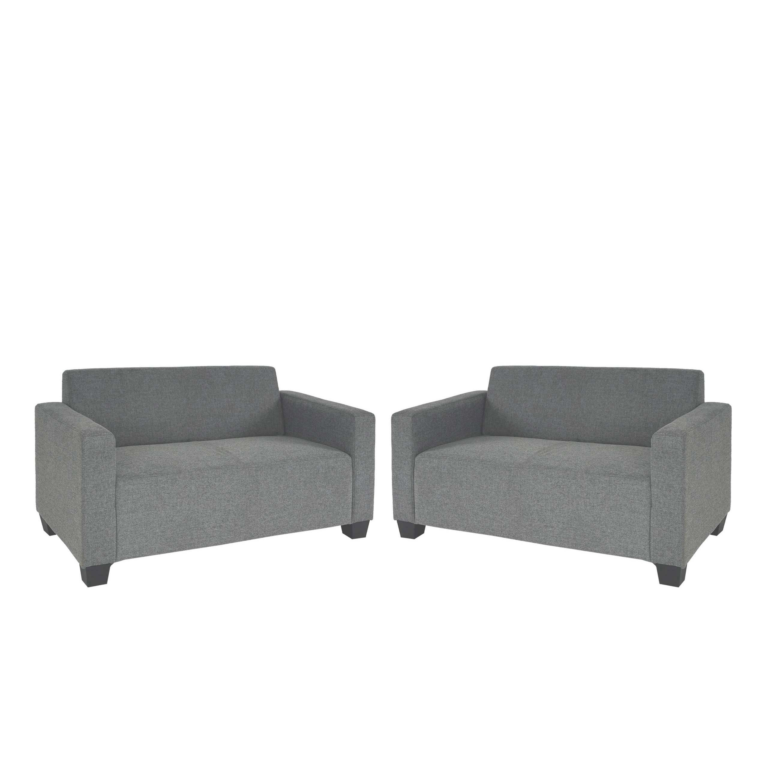 SOFA-GARNITUR Grau - Grau, Textil (136/76/72cm) - MCW