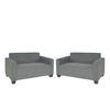 SOFA-GARNITUR Grau - Grau, Textil (136/76/72cm) - MCW