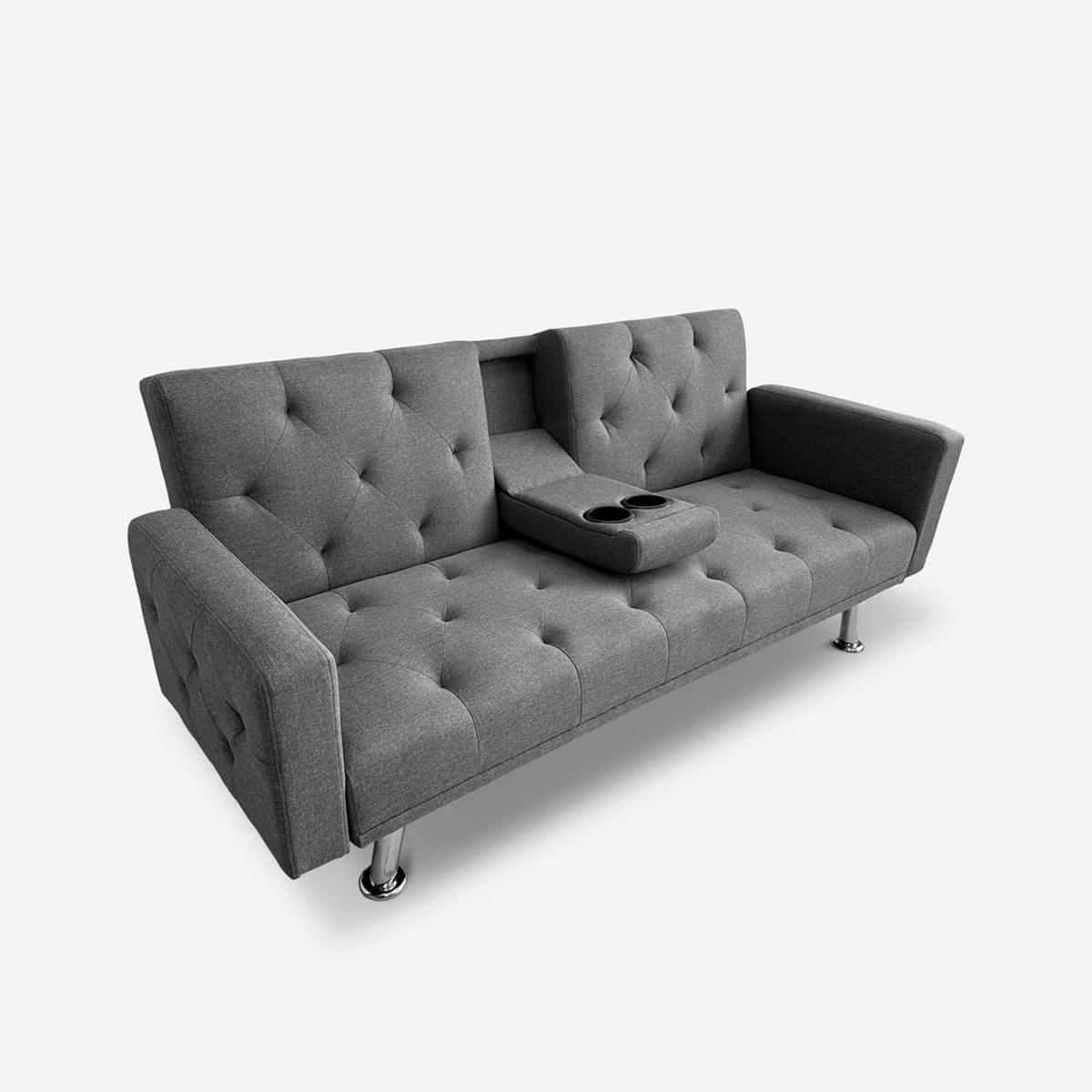SCHLAFSOFA verstellbar Otium - - Multicolor, Textil (188/80/88cm) - Pasmara