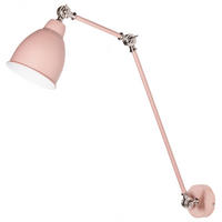 WANDLAMPE Rosa/Silber Mississippi - Pink/Silberfarben, Metall (14/44/78cm) - Beliani