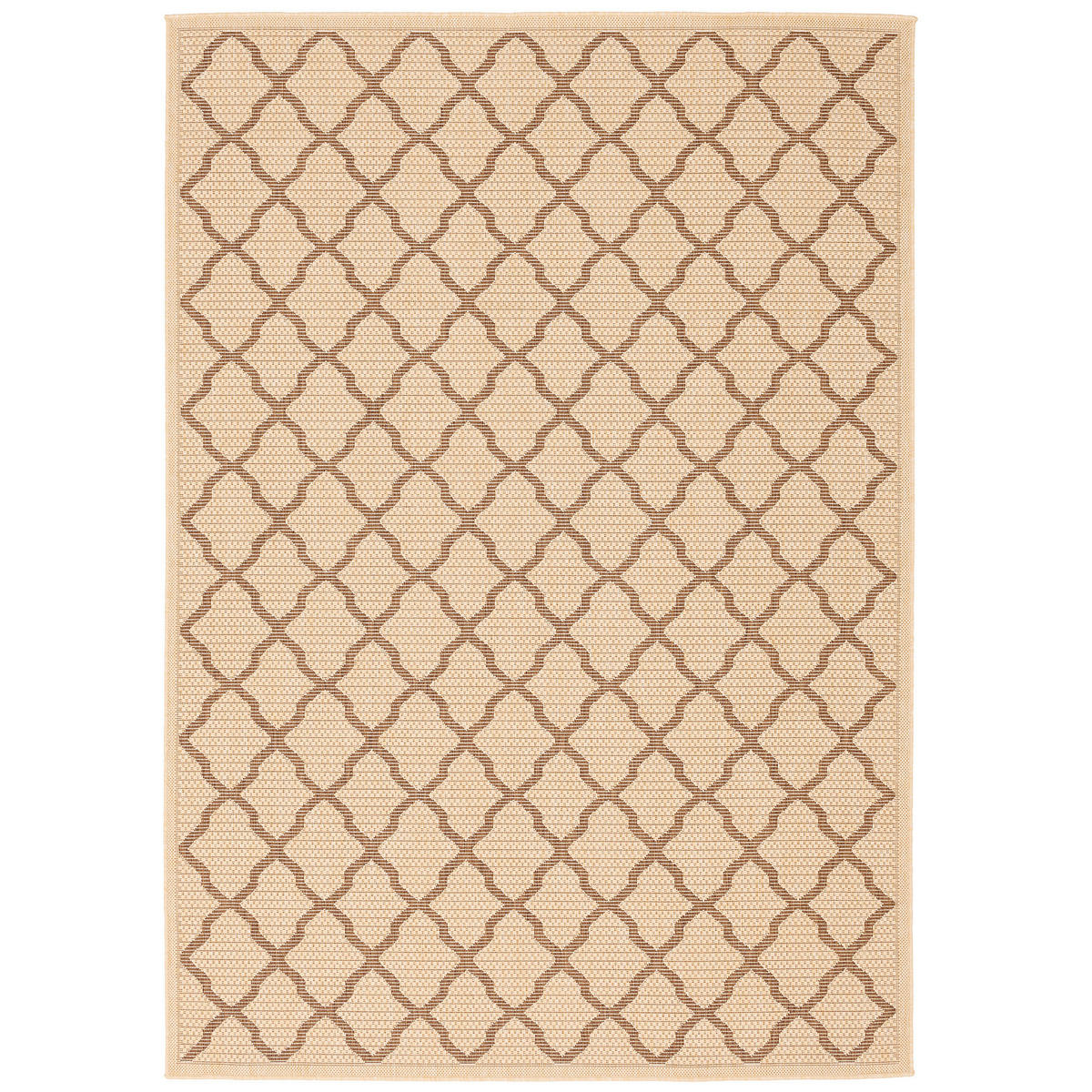 IN & OUTDOOR TEPPICH FLACHGEWEBE VALENCIA MODERN - Beige, Textil (80/150cm) - Pergamon