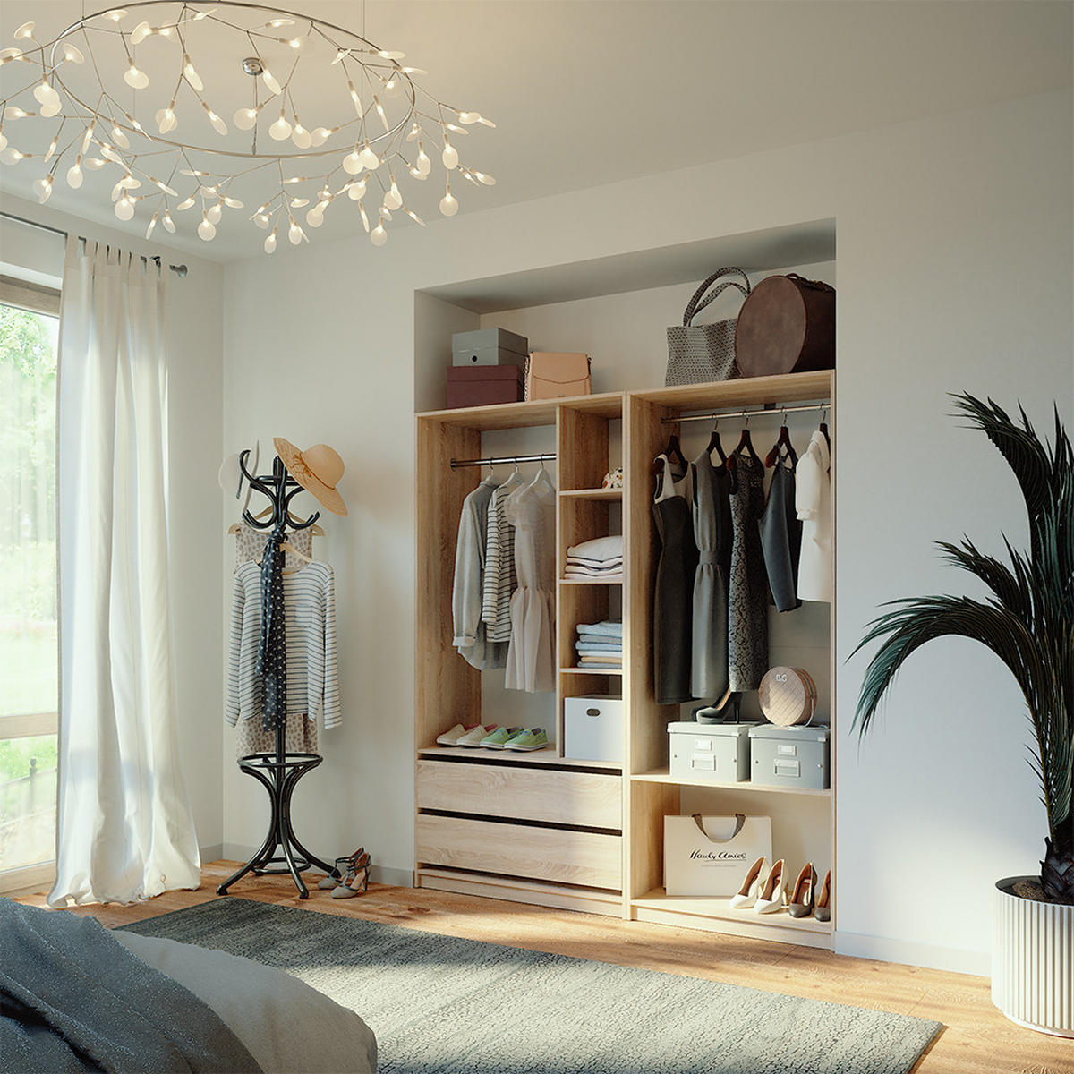 ŠATNÍ SKŘÍŇ Elmo Sonoma - Sonoma dub, kompozitní dřevo (180/200/50cm) - Vicco