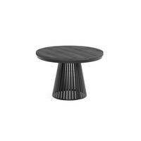 ESSTISCH Cone Bis - Anthrazit/Schwarz, Holzwerkstoff/Metall (120/120/76cm) - Meblini