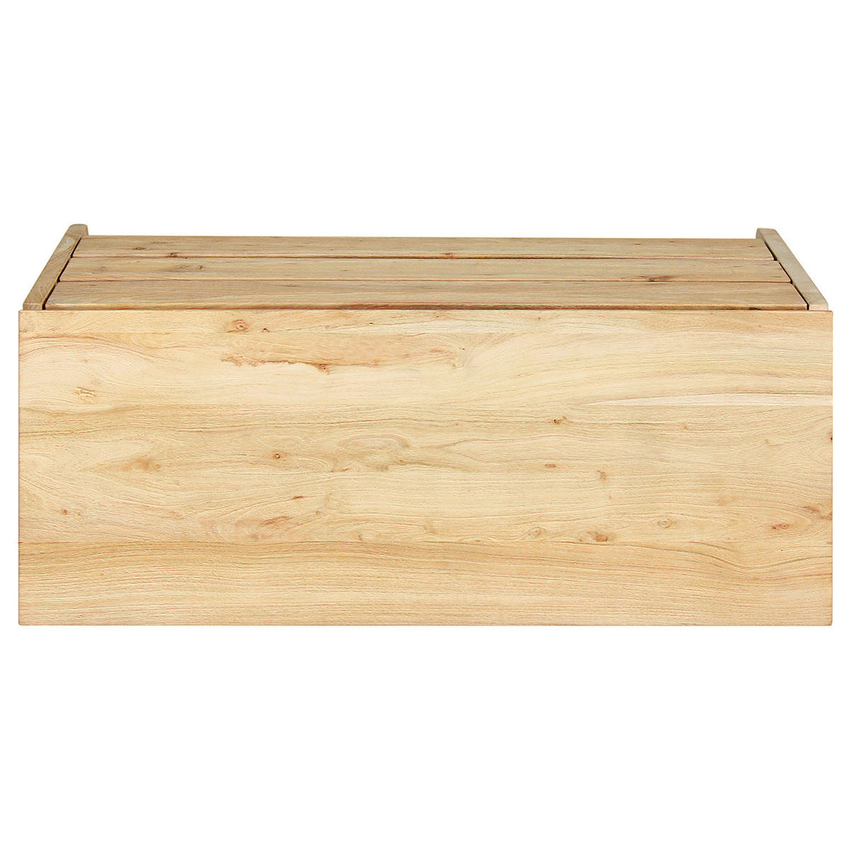 KOMMODE mit 3 Schubladen - Akazie - Akaziefarben, Holz (100/80/40cm) - home24
