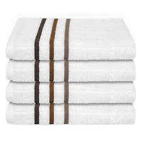 HANDTUCHSET Ohio - 4-teilig - 50 x 100 cm - Weiß - Weiß, Textil (50/100cm) - Uncover by Schiesser