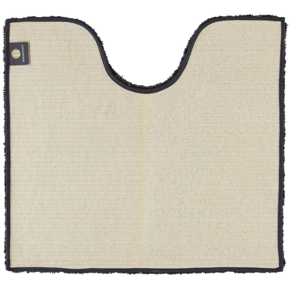 BADTEPPICHE SQUARE ZINN - 02 - Grau, Textil (55/60cm) - Rhomtuft