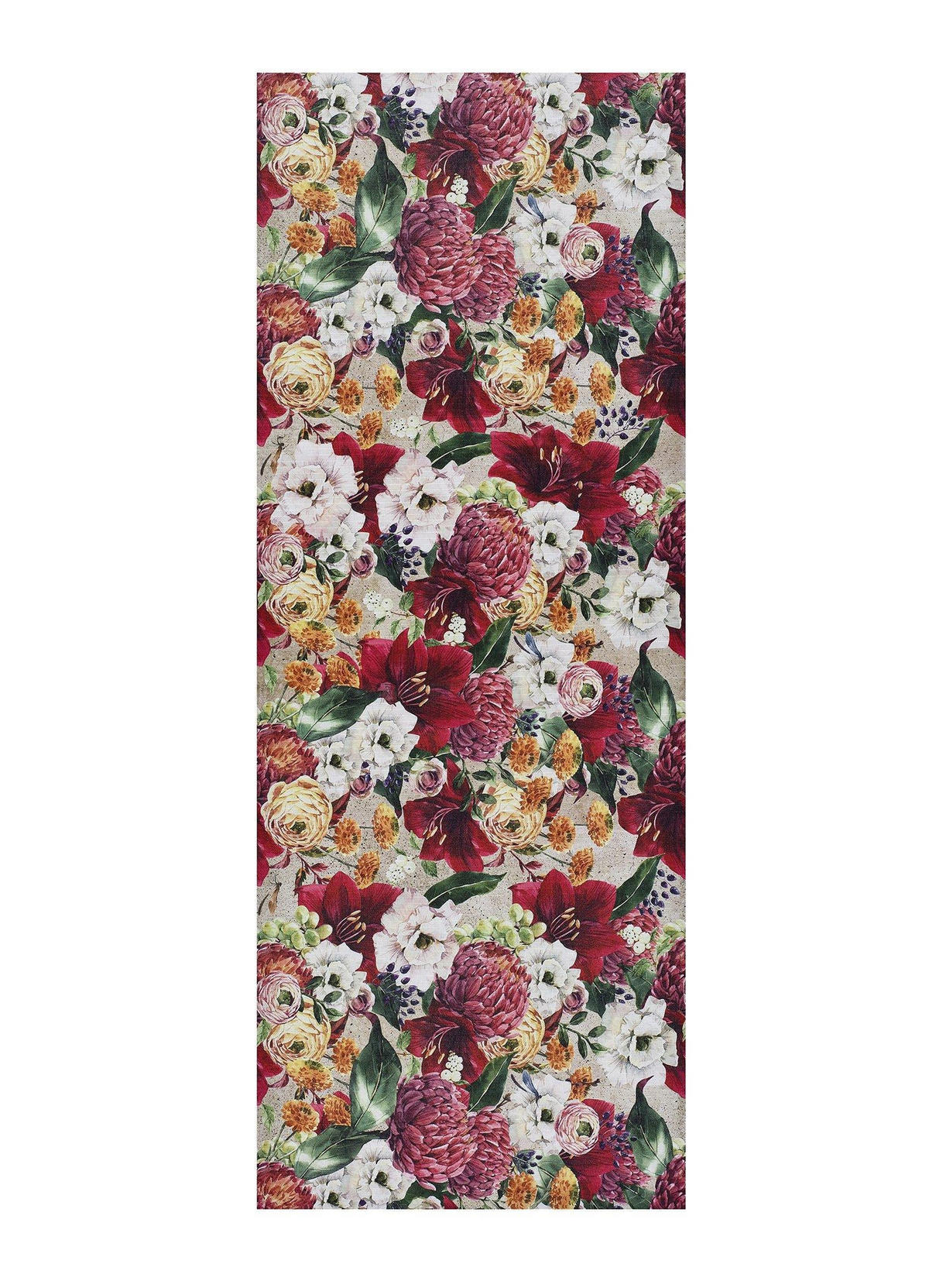 VINYL-KÜCHENTEPPICH Rot Ricci 52/100 cm - Multicolor, Kunststoff/Textil (52/100cm) - Atticgo