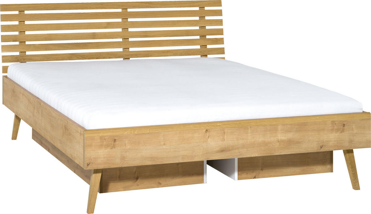 SCHUBLADE FÜR BETT NATURE - Weiß, Holzwerkstoff (61.5/149/22cm) - Vox Möbel