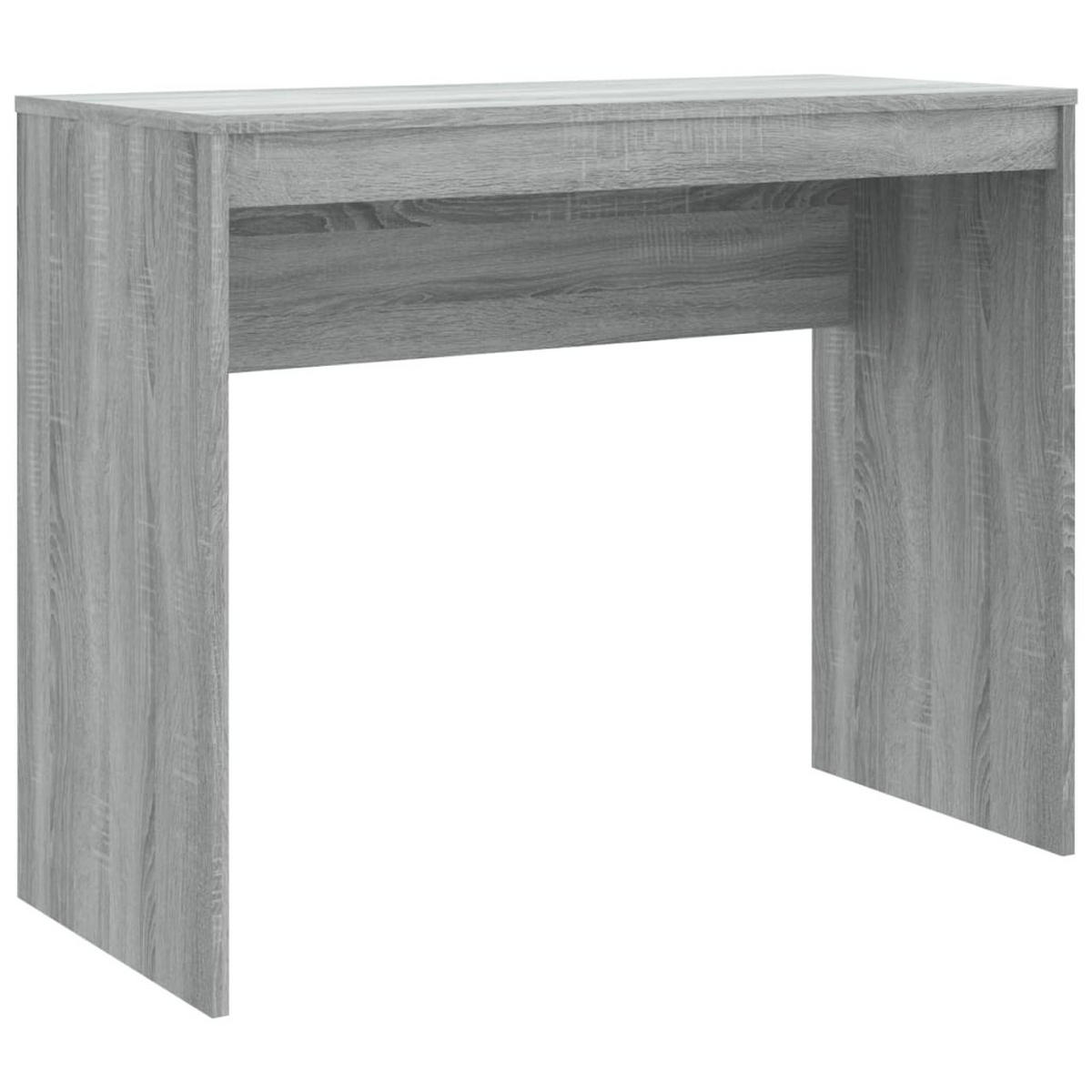 SCHREIBTISCH Grau Sonoma 90/40/72 Cm Holzwerkstoff - Grau, Holz (40/90/72cm) - vidaXL