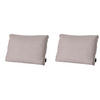 RÜCKENKISSEN Basic 40/60 cm 2er-Set - Taupe, Textil (60/8/40cm) - Madison