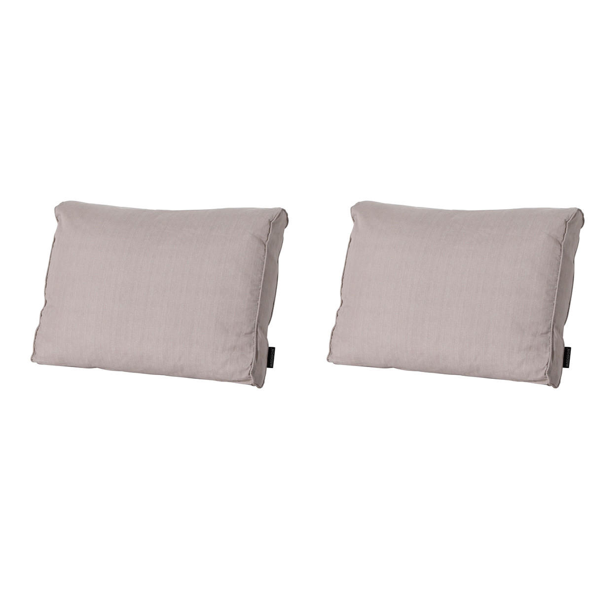 RÜCKENKISSEN Basic 40/60 cm 2er-Set - Taupe, Textil (60/8/40cm) - Madison