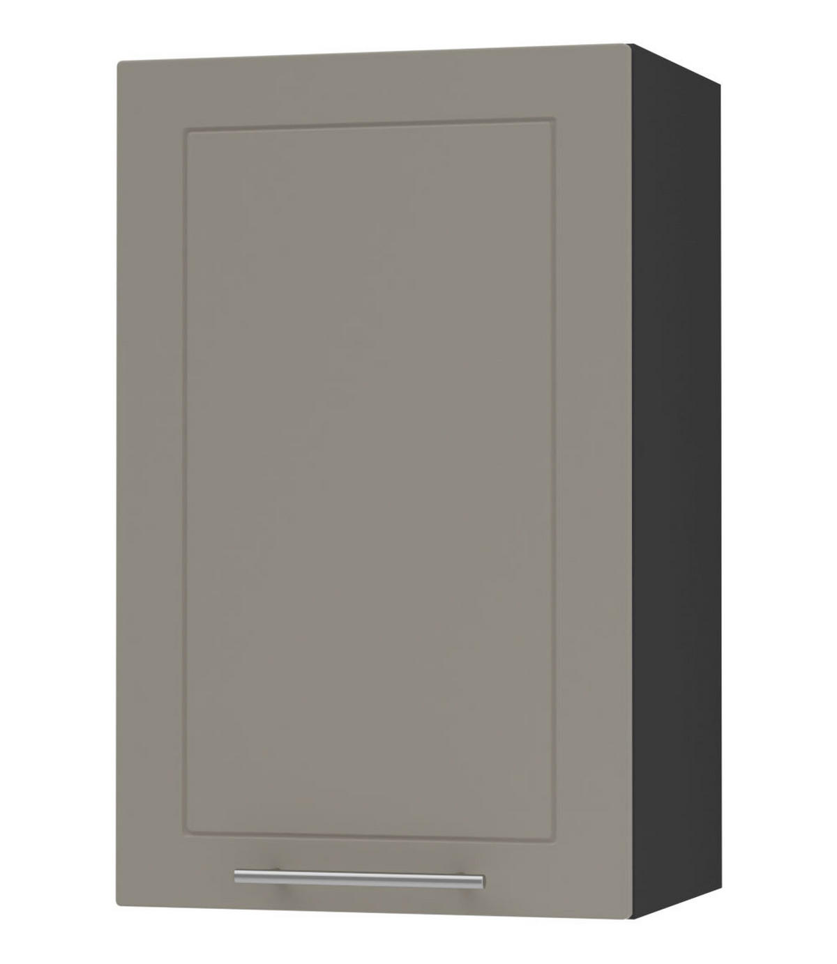 KÜCHENHÄNGESCHRANK Kvantum W2/45 Beige Matt / Schwarz Matt 45 / 32,5 / 72cm - Beige/Schwarz, Holz/Holzwerkstoff (45/72/32.5cm) - Feldmann-Wohnen