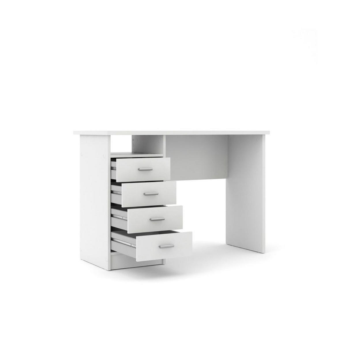 SCHREIBTISCH Weiß - Weiß, Holzwerkstoff (48/110/76cm) - ebuy24