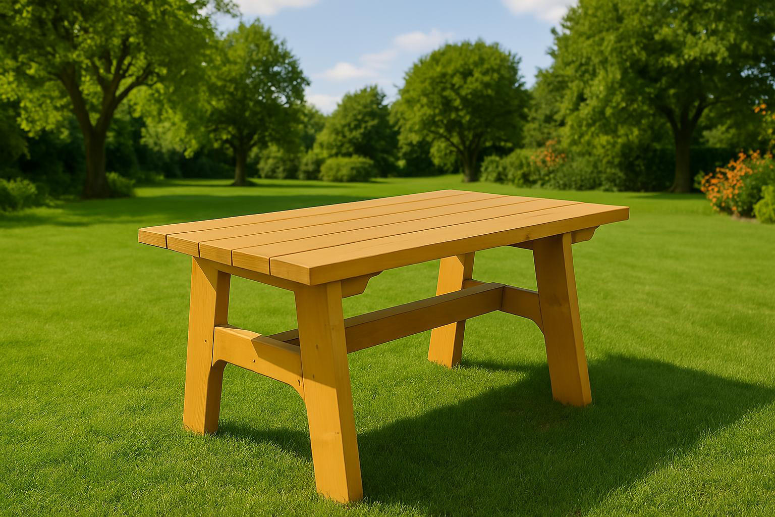 Thumbnail - TPFGarden Gartentisch, Braun, Holz, 120x74x72 cm, Gartenmöbel, Gartentische, Gartentische