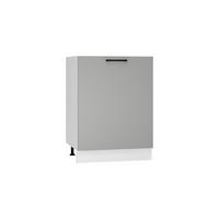 UNTERSCHRANK D60 P/L - Morvex - Kompakte Küchenlösung - Grau, Holz/Metall (60/82/52.4cm) - ROYAL24_MARKT