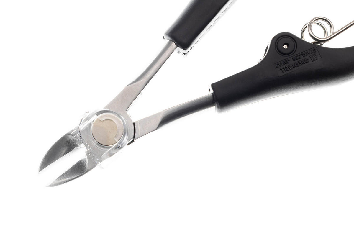 NAGELZANGE EDELSTAHL SS-204, 12 cm - Silberfarben/Schwarz, Metall (4.9/1.2/12cm) - Seki EDGE