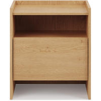 NACHTTISCH Juni mit 1 Schublade, 50 cm, eiche Cremona - Eichefarben, Holzwerkstoff (53/60/38cm) - Beautysofa