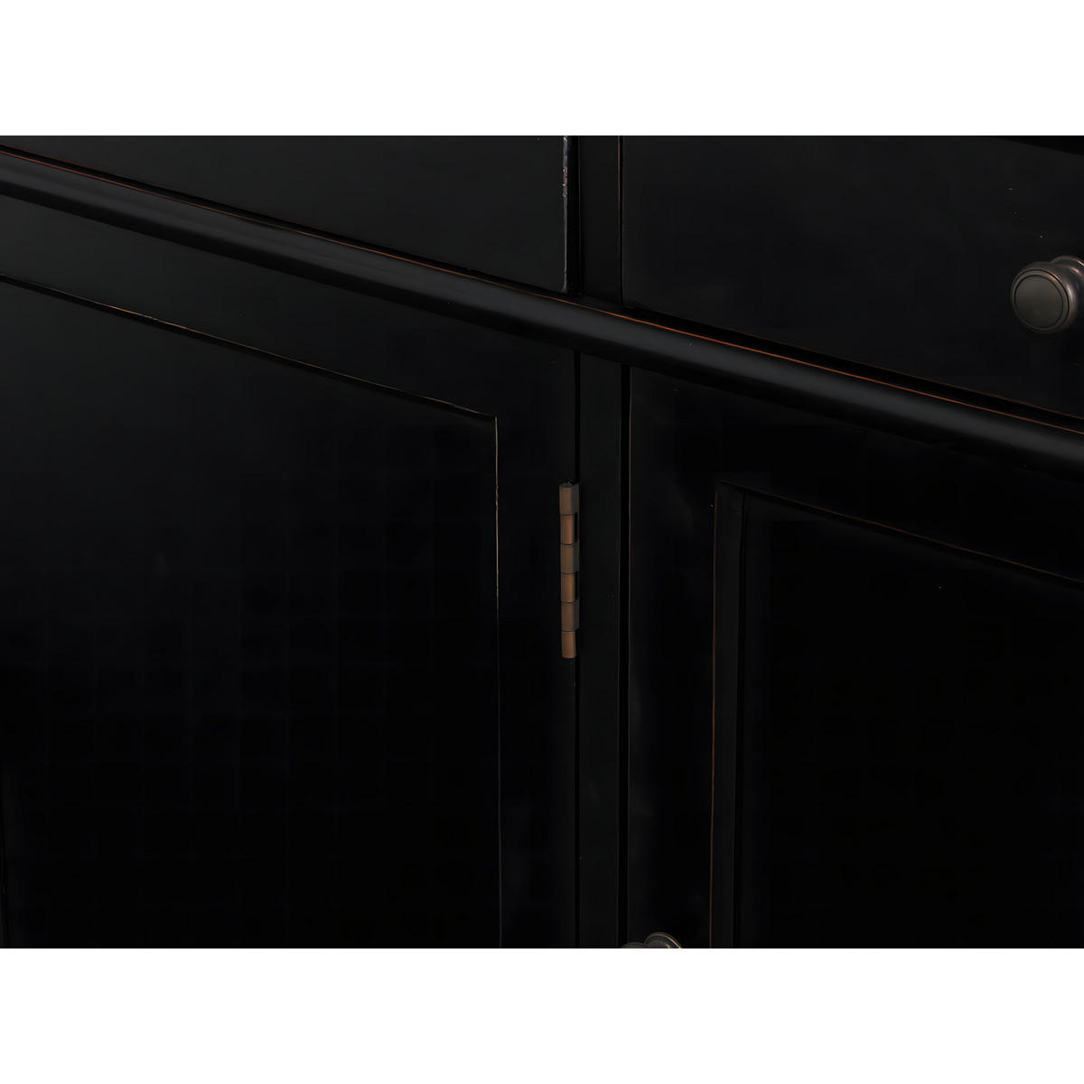 SIDEBOARD antik schwarz - Schwarz, Holz (186/86/45cm) - ebuy24