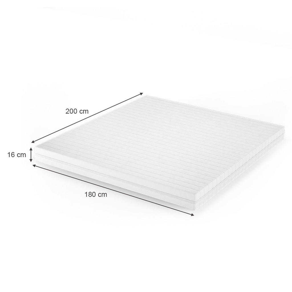 Thumbnail - VitaliSpa Kaltschaummatratze, Weiß, Textil, Rechteckig, Schlafzimmer, Matratzen Shop, Matratzen, Kaltschaummatratzen