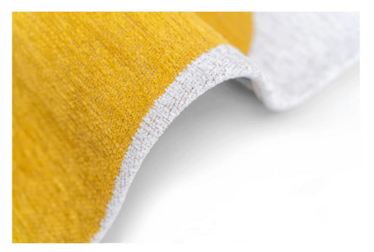 TEPPICH modern Flachgewebe ROCKY Gelb 240 x 340 cm - Gelb, Textil (240/340cm) - Novatrend