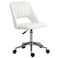 BÜROSTUHL Cremeweiß Polyester 49xx60x91 xm - Weiß, Kunststoff (60/91/49cm) - DESIGN IN