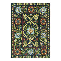 TEPPICH Bavaria Suzani 140/200 cm - Grün, Textil (140/200cm) - Louis De Poortere